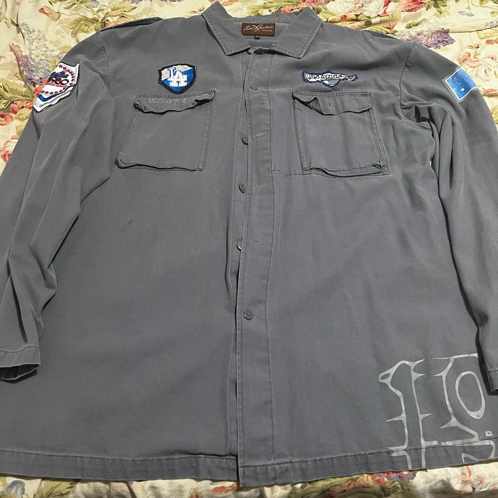 VINTAGE RED X JACKET LOS ANGELS DODGERS PIKWAKWAD # 10 XXL ? 3xl ?